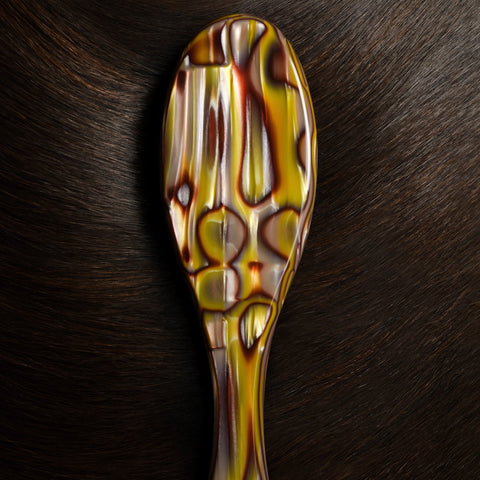 italian resin flat brush